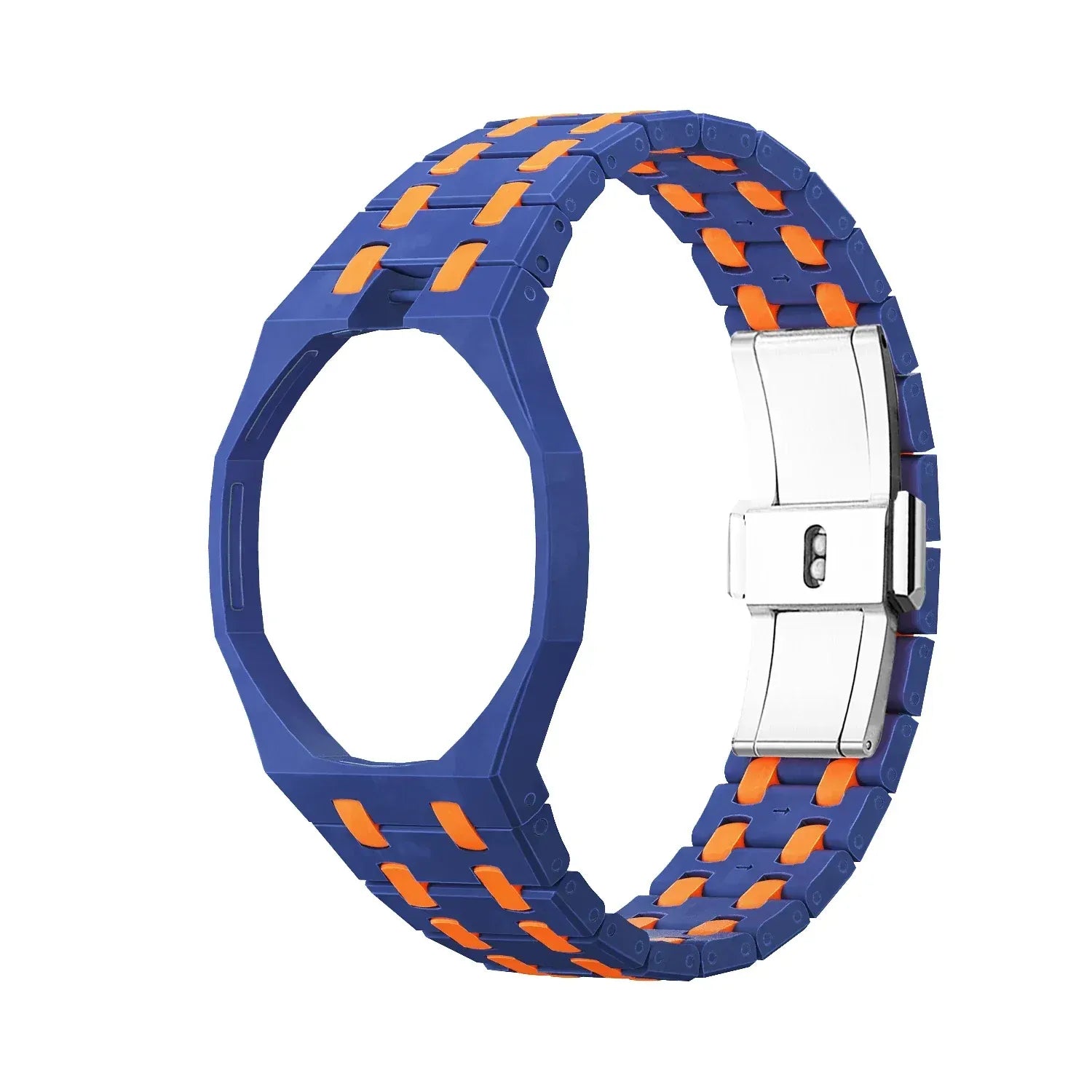 AP x Swatch Royal Pop Bioceramic Strap Dark Blue and Yellow